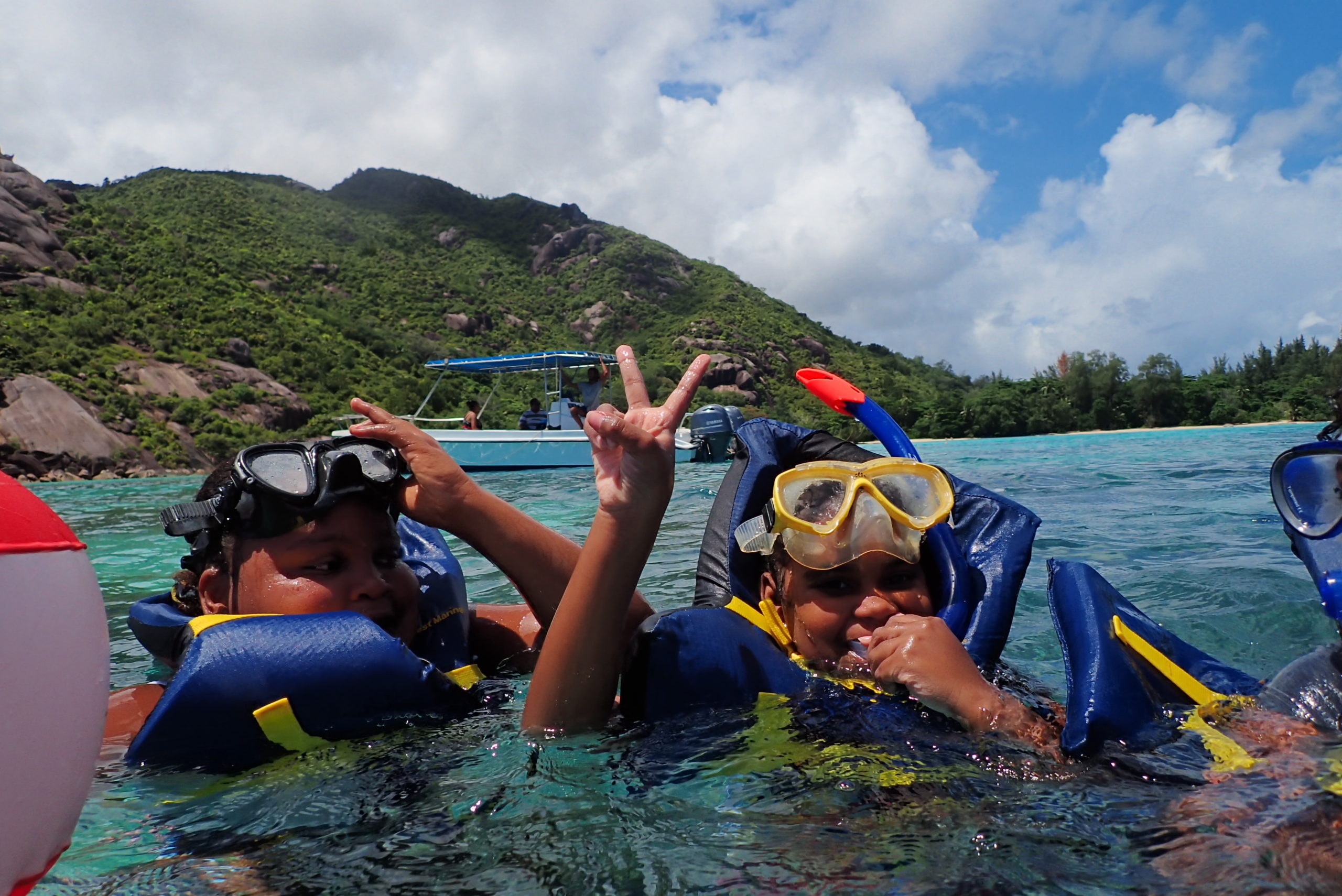 Sortie sur le terrain pour découvrir les récifs coralliens de St Anne, Seychelles